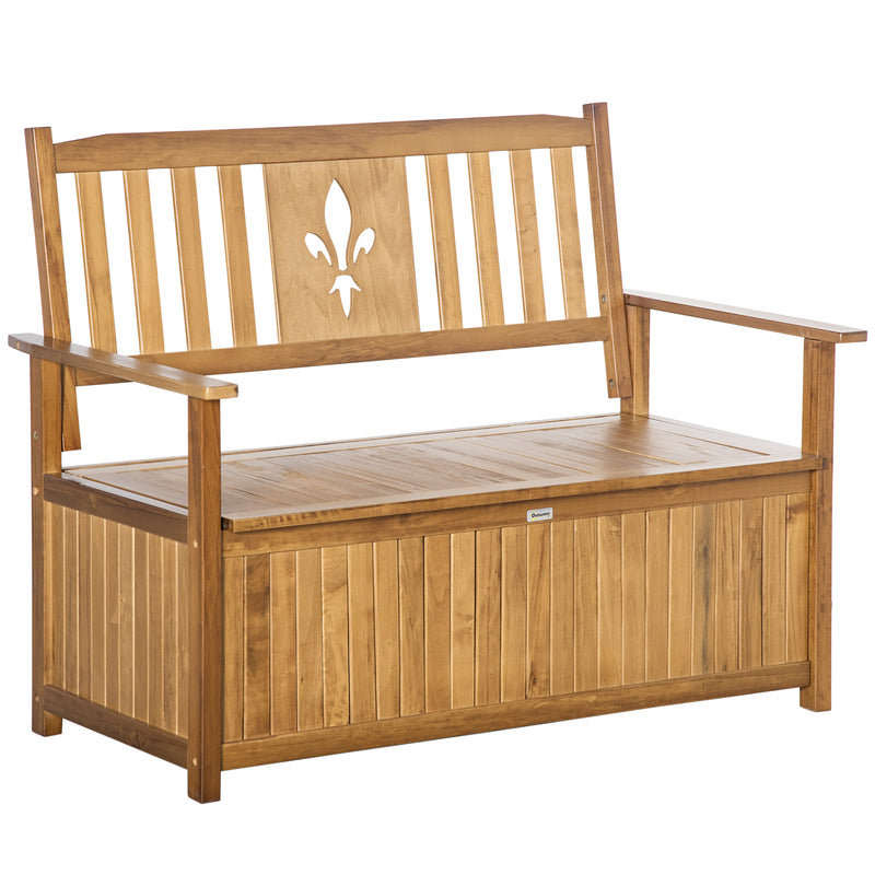 Garden bench with storage underneath deals