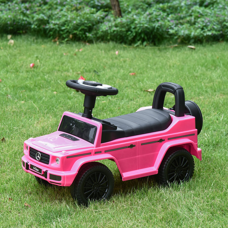 HOMCOM Kids Ride On Car Mercedes Benz G350 - Pink