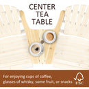 Outsunny Adirondack Chairs -  Natural