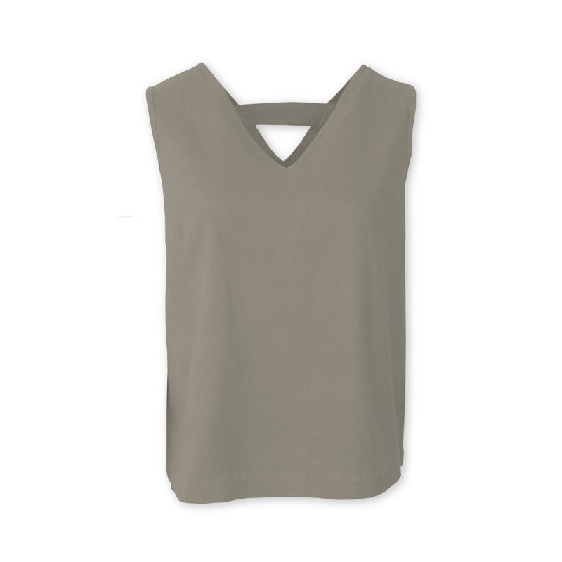 Charlotte West Linen Sleeveless Top - Cerise