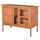 PawHut Wooden Rabbit Hutch