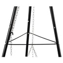 Outsunny Tripod Charcoal Barbecue Grill, size (70x70x165cm)-Black