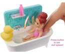 Barbie Babysitter Bath Fun Playset
