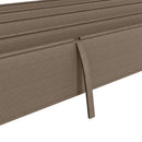 Outsunny Pergola Sun Shade Cover Roof Replacement for 3 x 2.15m Pergola, Coffee