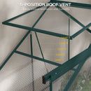 Outsunny 6 x 2.5ft Polycarbonate Greenhouse Aluminium Green House, Green