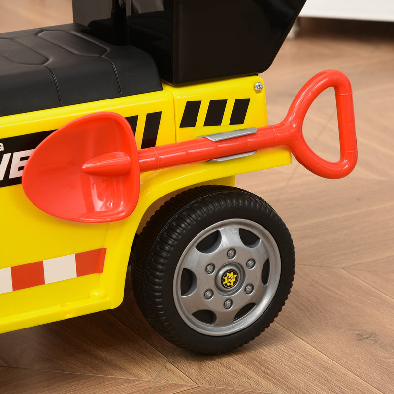 Kids Ride on Car Truck with Tipping Bucket - Yellow