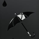 HOMCOM Metal Umbrella Stand, Square Umbrella Basket with 4 Hooks and Drip Tray