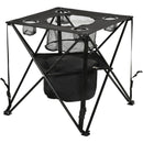 Outsunny Folding Camping Table Portable Picnic Table w/ Built-in Cooler & Carry Bag