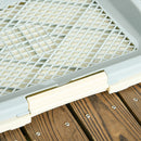 PawHut Dog Toilet Indoor w/ Artificial Grass, Grid Panel, Tray, 46.5 x 34cm