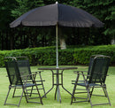 Outsunny 6 Piece Patio Dining Set