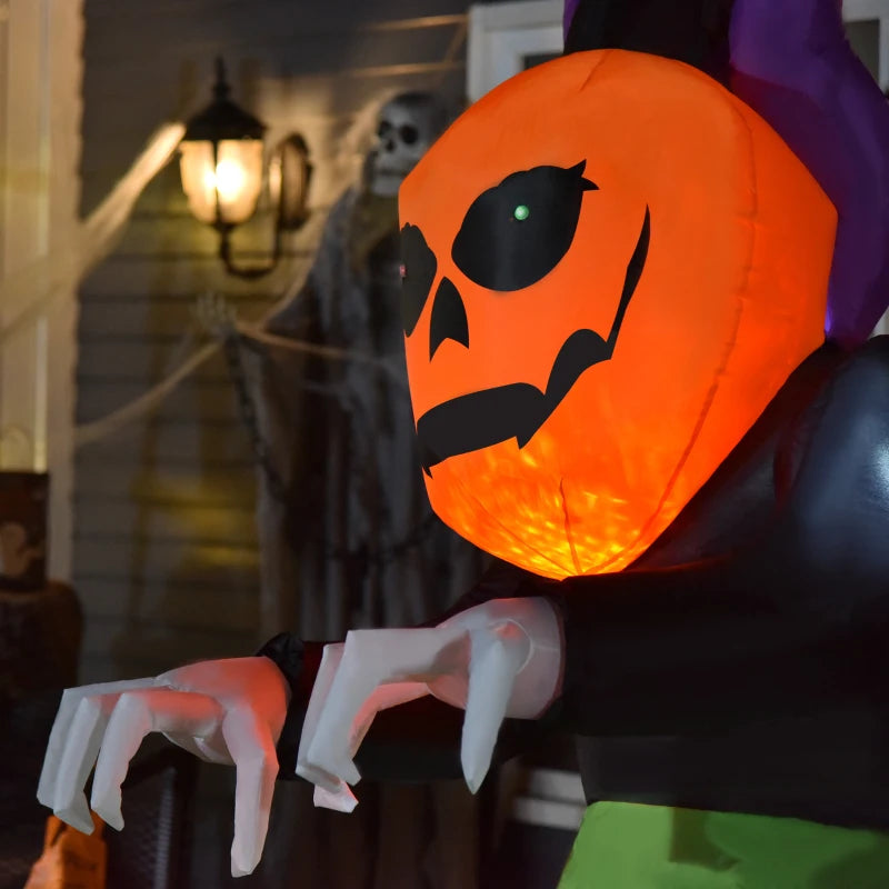 Halloween Inflatable Ghost Pumpkin 2.4m