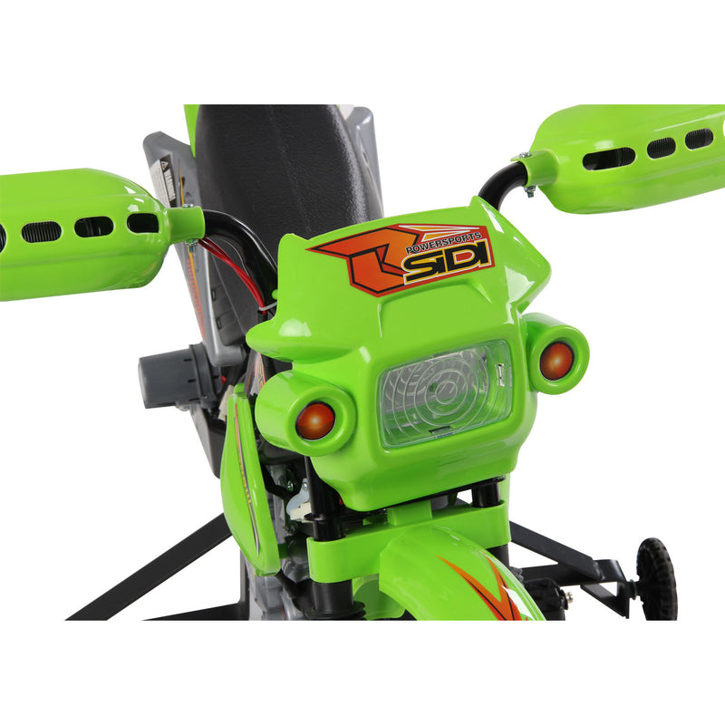 HOMCOM Kids Ride on Electric Motorcycle 6V Battery Scooter - Green