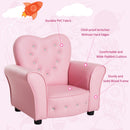 Heart Shaped Kids Sofa Chair - Pink