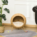PawHut Rattan Cat House