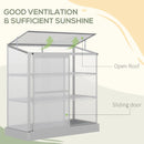 Outsunny Sun Plate 3-Tier Greenhouse