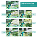 DURHAND 10M Water Hose Reel Compact Garden Patio Car Locking Auto Retract Spray