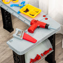 Kids Toy Workbench Set Pretend Play w/ Realistic Tools Electric Drill