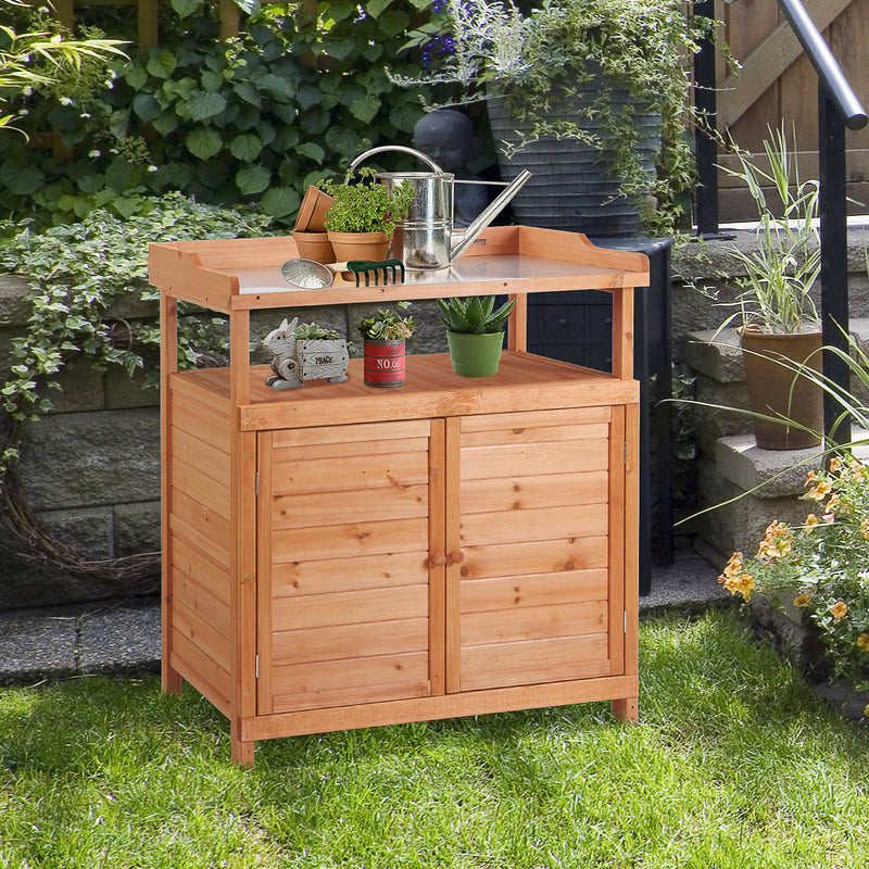 Outsunny Multi-function Potting Bench Table