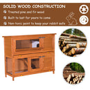 Pawhut Rabbit Hutch Sauce yellow