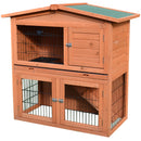 Pawhut Multi Level Rabbit Hutch