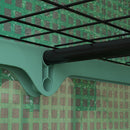 Outsunny Mini Green House with 4 Tier Shelves, 170H x 120W x 50Dcm, Green