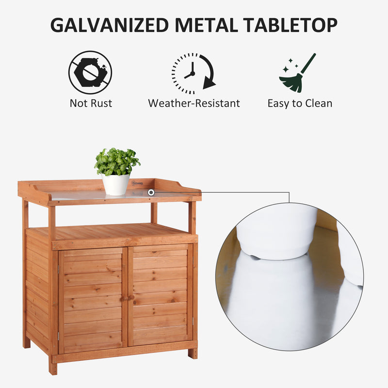 Outsunny Multi-function Potting Bench Table