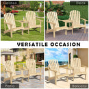 Outsunny Adirondack Chairs -  Natural