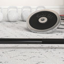 SPORTNOW 5cm Weight Lifting Bar, Barbell Bar with Spring Clips, 210cm, 20kg