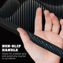 SPORTNOW 5cm Weight Lifting Bar, Barbell Bar With Spring Clips, 210cm, 20kg