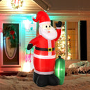 HOMCOM Christmas Inflatable Santa Claus 2.4m
