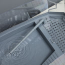 PawHut Turtle Tank for Turtles, Terrapin, Small Reptiles - White