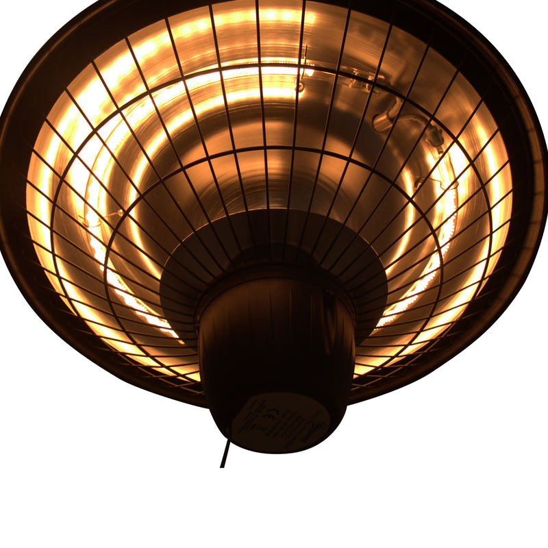 Outsunny Outdoor Electric Heater Halogen 2100W-Black
