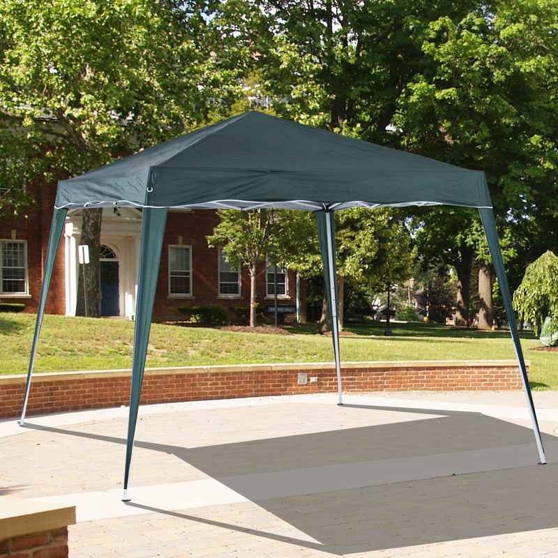 Outsunny Garden Pop up Gazebo Tent Party Water-resistant 2.5 x 2.5M Green
