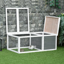 Pawhut Easy Access Rabbit Hutch