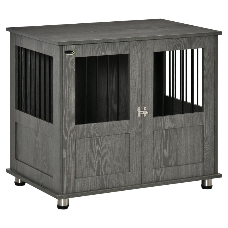 PawHut Dog Crate Kennel Cage for Small Medium Dog, Indoor End Table, G