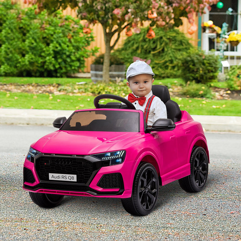 HOMCOM Kids Electric Ride On Car Audi RS Q8 6v - Pink