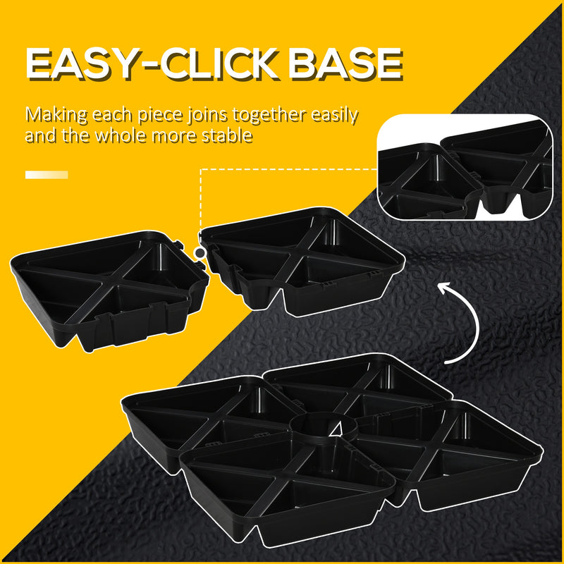 Outsunny Plastic Umbrella Base