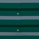 Outsunny Galvanised Raised Garden Bed Metal Planter Box with Open Bottom, Green