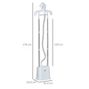 HOMCOM Garment Steamer- white