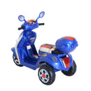 Electric Ride on Toy Tricycle Car - Blue
