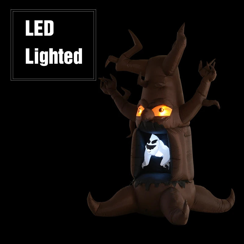 Halloween Inflatable Ghost Tree 2.4m