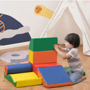 HOMCOM Kids 7 Piece Soft Play Set