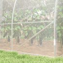 Outsunny 4 x 3 x 2m Polytunnel Greenhouse with Door, Galvanised Steel Frame