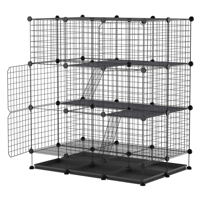 Pawhut  16 Panel Small Animal Cage