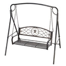 Outsunny  Swing Bench - Antique Bronze