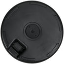 Round Umbrella Parasol Base With Rattan Effect, Plastic Parasol Stand, Black