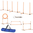 PawHut Pet Agility Training Equipment Dog Jump Hurdle Bar Obedience Training Set