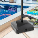 Outsunny Garden Umbrella Base 43kg Water Or 60kg Sand Filled With Wheels
