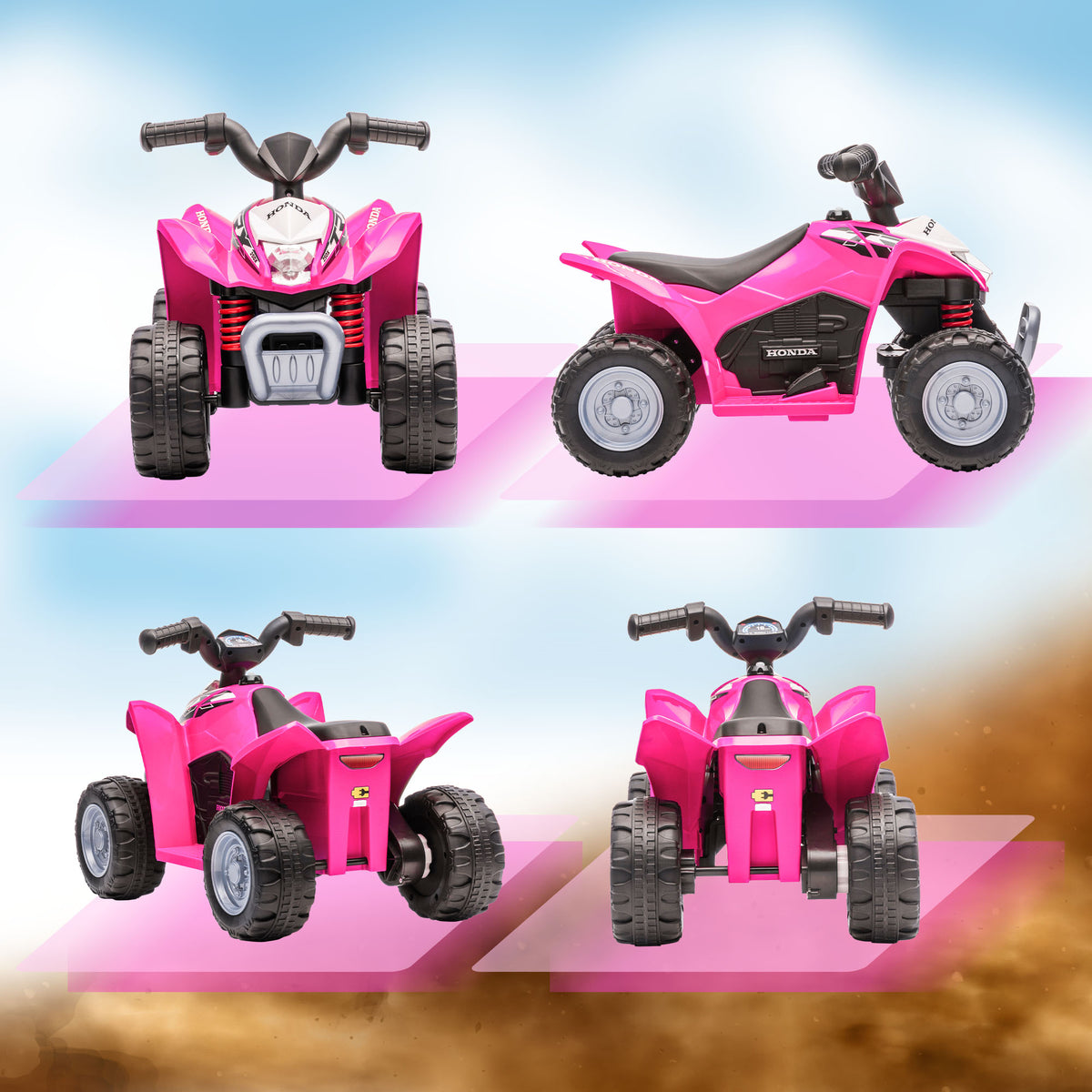Electric quad pink discount