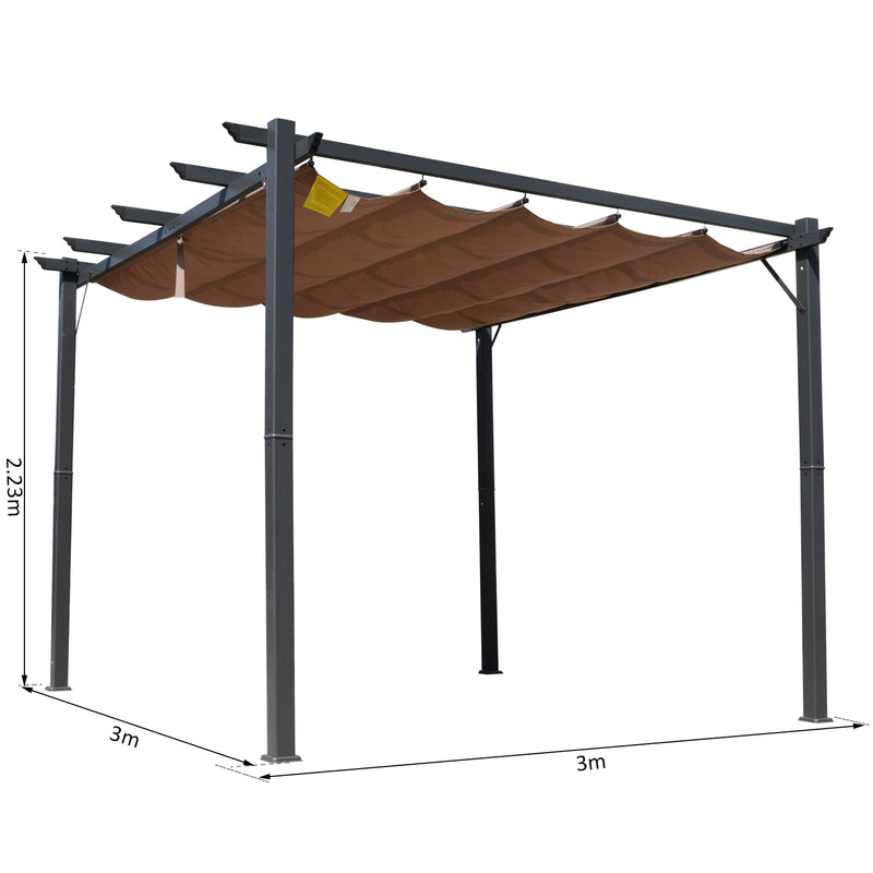 3 x 3 Pergola Gazebo